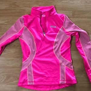 Fila pullover 1/4 zip Blue & Pink! BUNDLE